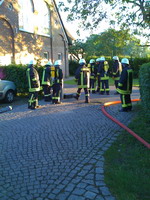 Atmschutztrupps in Bereitstellung